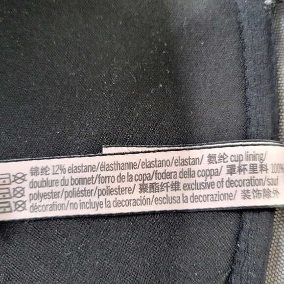 Victorias Secret Demi Racerback Bra 32DDD Lace Mesh Back Underwire Front Hook - Picture 8 of 10